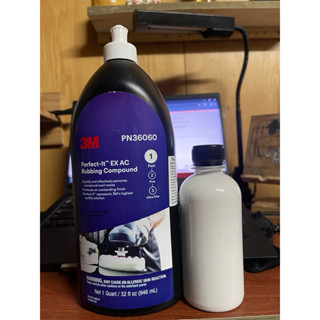 Xi Gốc Nước Bước 1 Cao Cấp Hãng 3M 36060, Bát Đánh Bóng Nước 1, Đánh Bóng, Pas, Xi Phá, Chăm Sóc Xe Hơi Chai Chiết Lẻ