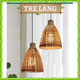 Lồng đèn mây tre đan, nơm tre (KHÔNG PHỤ KIỆN)  Tre làng decor, trang trí nhà cửa, quán cafe, nhà hàng, khách sạn...
