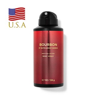 Xịt Thơm body Bourbon cho Nam giới - Khử mùi toàn thân làm thơm cơ thể Nam - Bath &vBody Works 104g - Chính hãng USA
