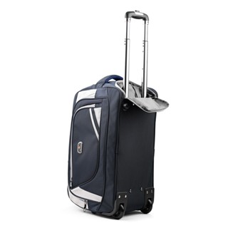 Túi du lịch cần kéo Mr Vui 115 có bánh xe kéo đẩy, túi xách size to đựng đồ về quê ( KT 53 x 32 x 27 cm)