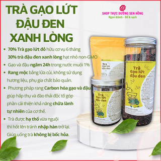 Trà gạo lứt Đậu đen xanh lòng (1kg) Rang củi theo phương pháp thực dưỡng Ohsawa