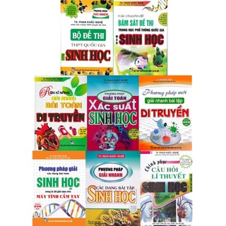 Sách tham khảo - combo sinh học của tác giả phan khắc nghệ