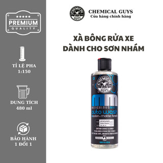 Xà bông rửa xe chuyên cho sơn nhám, sơn mờ Chemical Guys Meticulous Matte Auto Wash, Satin Finish.