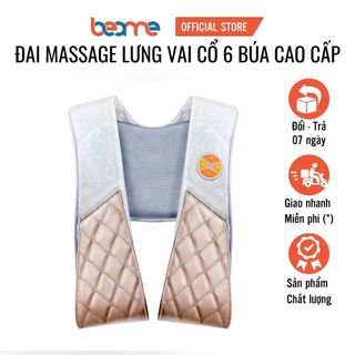 Đai massage lưng cổ vai gáy 6 máy đấm beame br-p6