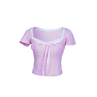 Áo TOP hồng barbie phong cách coquette xinh xắn dễ thương cho nữ