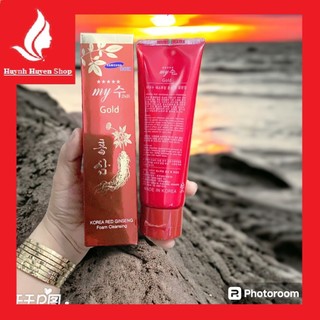 [Hàng xịn- giá sỉ] Sữa rửa mặt My Gold hồng sâm Hàn Quốc trắng mịn da (nắp đỏ)