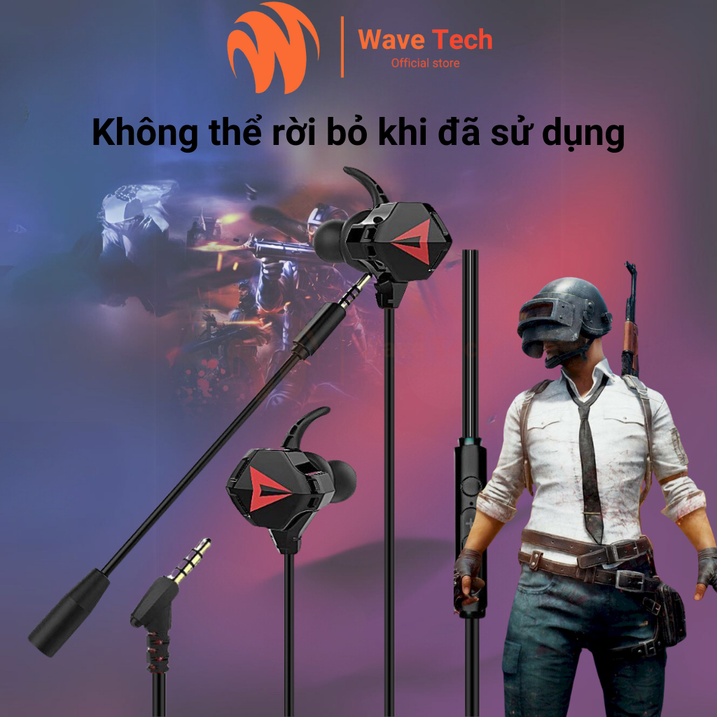 Tai nghe chơi game có dây G5, Tai nghe chơi game micro kep, tai nghe chuyên chơi game không có độ tr