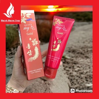 [chính hãng] sữa rửa mặt hồng sâm My Gold cao cấp  mẫu mới tuyp 130ml