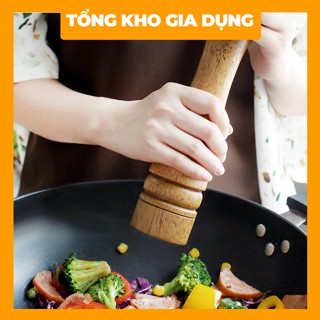  Tongkhogiadung Dụng Cụ Xay Tiêu Gia Vị Khô Bằng Gỗ Cao Cấp Có Thể Điều Chỉnh Độ Mịn Ba Kích Cỡ Cầm Tay Sang Trọng 