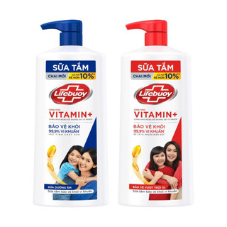 SỮA TẮM LIFEBUOY VITAMIN 1KG SỮA DƯỠNG ẨM/ BẢO VỆ VƯỢT TRỘI