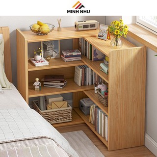 Kệ sách đứng Minh Như gỗ MDF cao cấp kích thước kiểu dáng thay đổi linh hoạt - D45