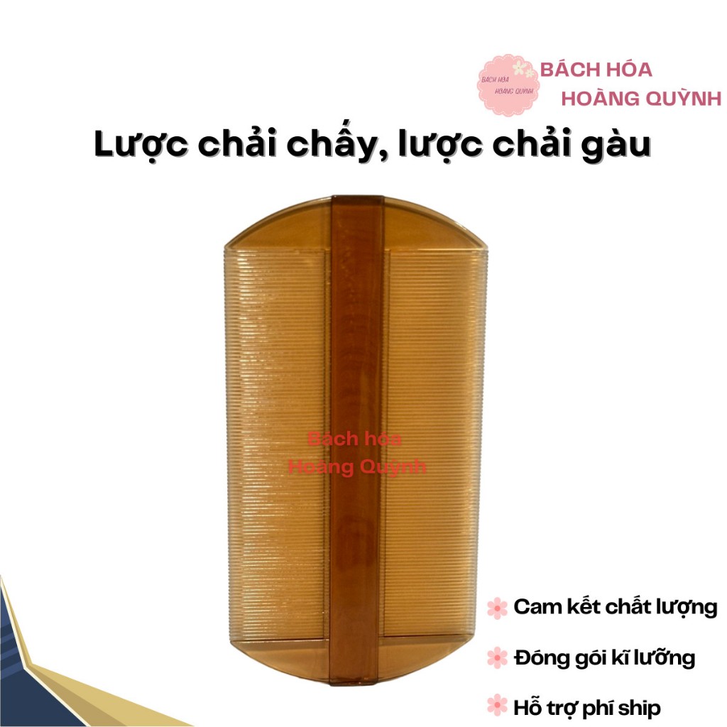 1Cái Lược Dày Nhựa Chải Chí ( Chấy), Chải Gàu, Bụi Bẩn Bám Da Đầu.