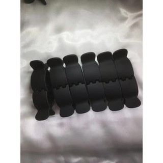 Sét 12 CHIẾC kẹp càng cua 5 rang đen bầu.TKVT2.