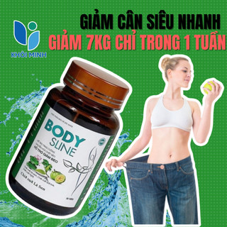 Giảm cân cấp tốc nhanh 10 kg cơ địa khó giảm hiệu quả an toàn Body Sline 30 viên uống cho mẹ bầu sau sinh và cho con bú