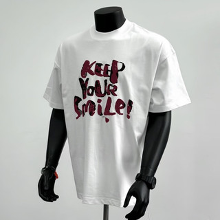 Áo Thun CHAPEL KEEP YOUR SMILE Chất Vải 100% Cotton Premium, Size MLXL, Form Suông Rộng