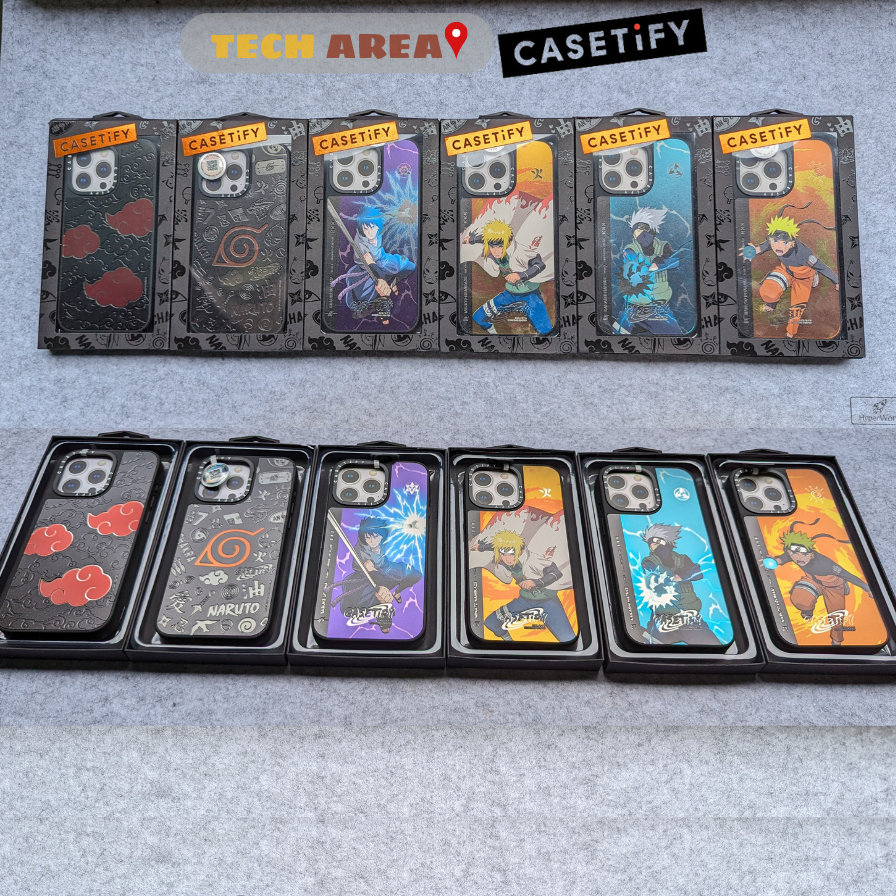 Ốp lưng Casetify[Bộ sưu tập casetiy vs Naruto] chính hãng full QR tag cho lPhone 15 pro max
