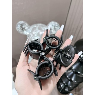 Sét 12 CHIẾC Kẹp Càng Cua 6 Răng Đen.[kẹp tóc, kẹp càng cua]