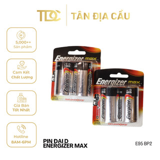 Pin D Energizer Max E95 Bp2 (Pin Đại), Vỉ 2 Viên Giá Tốt - Tandiacau