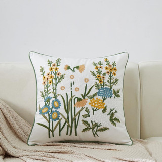 /SẴN/ Gối thêu daisy dream - Gối thêu họa tiết trang trí, gối sofa trang trí