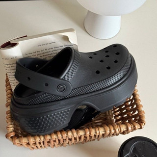 Giày sục nữ crocs classic bae clog cao 6cm. dép sục nữ quai hậu chống trơn trượt hot nhất
