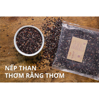Gạo nếp lứt than thơm rằng thơm noom - giống thuần chủng canh tác tự nhiên non gmo