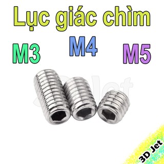 20 Ốc Chìm inox M3 M4 M5, ốc âm, ốc ruồi, oc am, oc ruoi, oc chim, oc inox, oc luc giac chim, ốc lục giác chìm