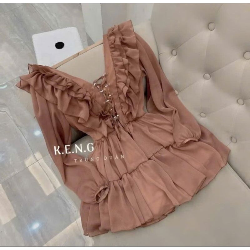Đầm Voan Xoè Big Size (55kg đến 100 kg) MS02
