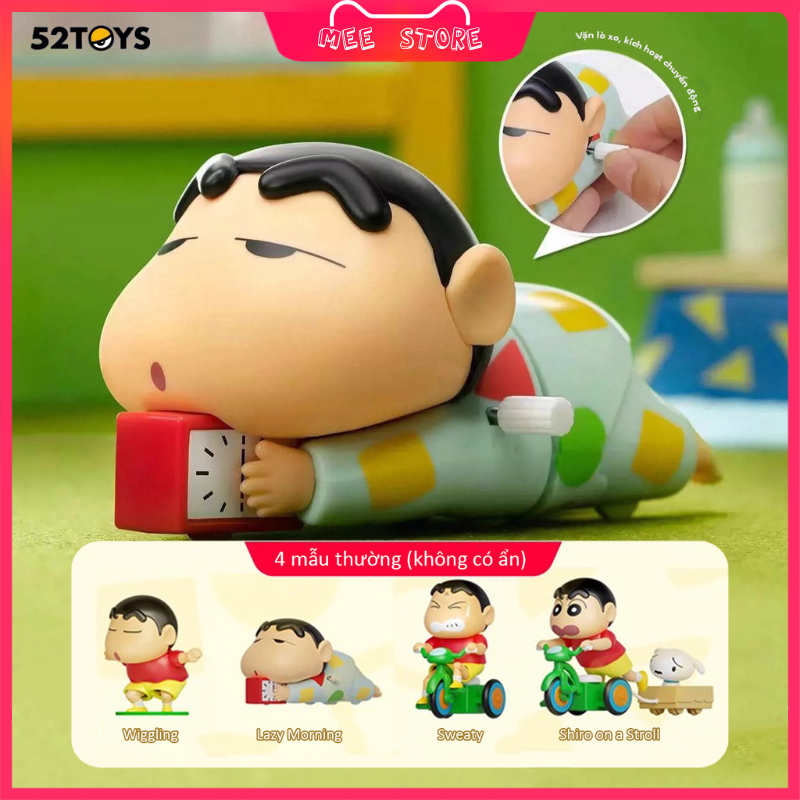 [Blind box] Shinchan Cậu Bé Bút Chì Dây Cót - Crayon Shinchan Dynamic Shin-Life 52Toys | Chính Hãng