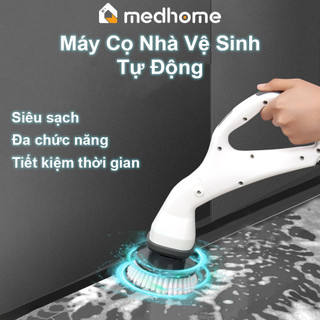 [2024] CHỔI CỌ NHÀ VỆ SINH NHÀ TẮM BẰNG ĐIỆN, MÁY CHÀ SÀN TOILET BỒN CẦU TỰ ĐỘNG KHÔNG DÂY ĐA NĂNG