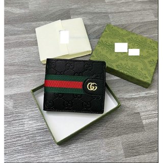 Ví nam ngang FullBox , có hộp giấy thẻ của hãng , ví bóp gấp đôi nam , chất liệu da pu cao cấp