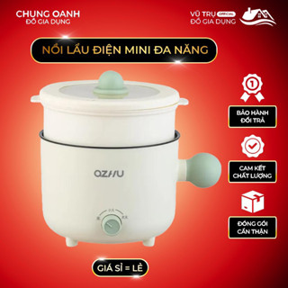  Nồi Lẩu Điện 2 Tầng Ozhu Kèm Xưởng Hấp Rán Chiên Xào Hấp 3 Mức Nhiệt Dung Tích 1.8L Bảo Hành 12 Tháng 