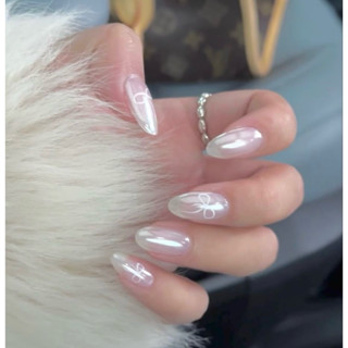 Nailbox Thiết Kế Tráng Gương Ánh Trai Màu Thạch Gạo sale cực xinh 282