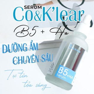 Serum Co & K’lear B5 + HA tinh chất phục hồi cấp ẩm da 50ml
