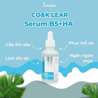 Serum Co & K’lear B5 + HA tinh chất phục hồi cấp ẩm da 50ml