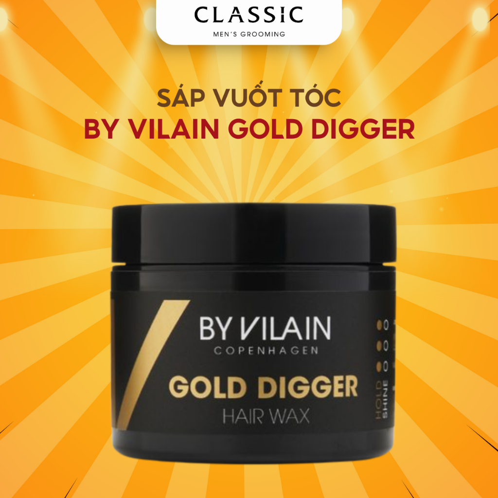 [Mã BMTTC60 giảm đến 60K đơn 50K] Sáp Vuốt Tóc By Vilain Gold Digger 65g
