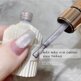 Sơn mắt mèo ánh trắng Milan không xám nền