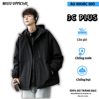[CHÍNH HÃNG] Áo Khoác Nam Nữ - Áo Gió Nam 2 Lớp Lót Lưới Siêu Phẩm Cản Gió Chống Nước G52