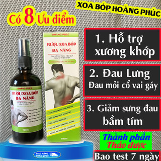 Xoa Bóp Hoàng Phúc Giảm Sưng Đau  Cơ Xương khớp , Bầm Tím , Muỗi Đốt.
