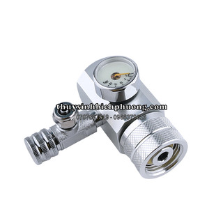 VAN CƠ TINH CHỈNH CO2 MUFAN VER.3 G5/8 (BH 6 THÁNG) | CO2 REGULATOR - TẮT BẬT CO2  AN TOÀN CHO BÌNH CO2 THỦY SINH