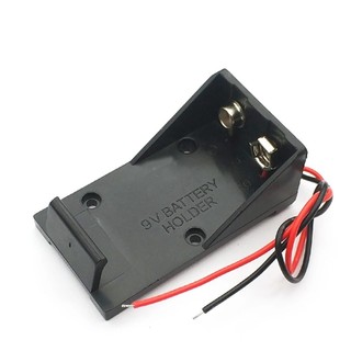 Hộp đế pin 9v có nắp và công tắc