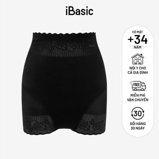 Quần gen bụng lưng cao phối ren iBasic P-GEN009