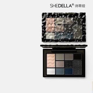 Bảng Phấn Mắt Shedella Water Ripple 8gr - Tông Màu Đất Mới 2023