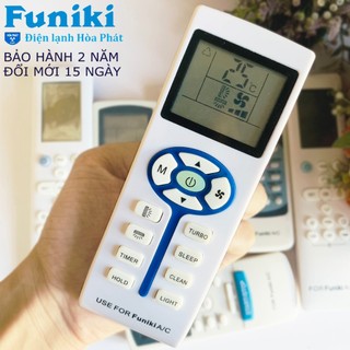 Remote điều hòa funiki 2 chiều - điều khiển điều hòa funiki mẫu 7