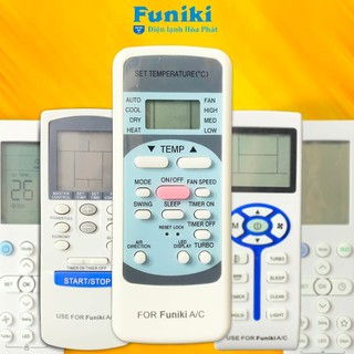 Điều khiển máy lạnh Funiki - Remote điều hoà Funiki