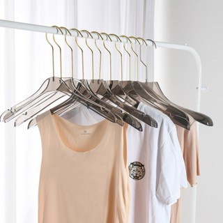 Móc nhựa mica trong suốt móc treo quần áo shop thời trang ( Bộ 10 móc size 38cm )