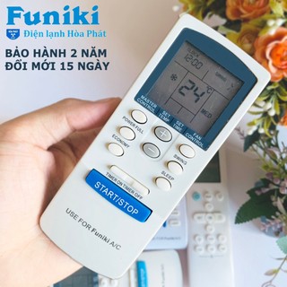 Điều Khiển Điều Hòa FUNIKI MP07A 2 nút đen mẫu 1 [LOẠI ĐẸP GIÁ THỢ]