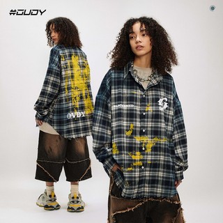 Áo sơ mi flannel ovdy oversize unisex