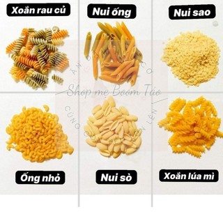 Nui hữu cơ tách lẻ 100gram cho bé ăn dặm