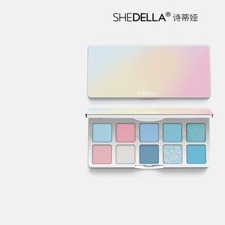 Bảng Phấn Mắt Nữ 10 Ô Màu Mộng Mơ Shedella 10gr