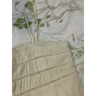 Đầm 2 dây midi chất xô